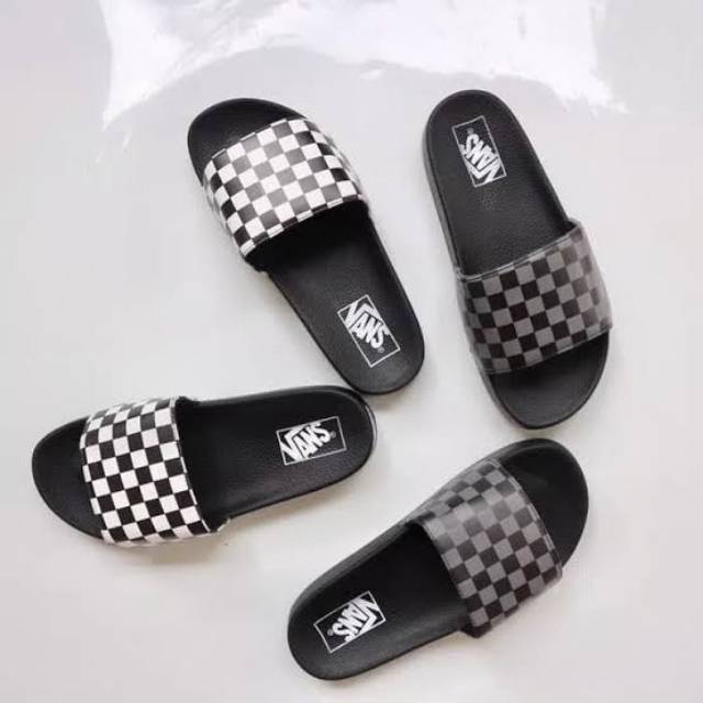 Slide Checker Board Sandals/Slip On Chess Sandals/Checkerboard Vans