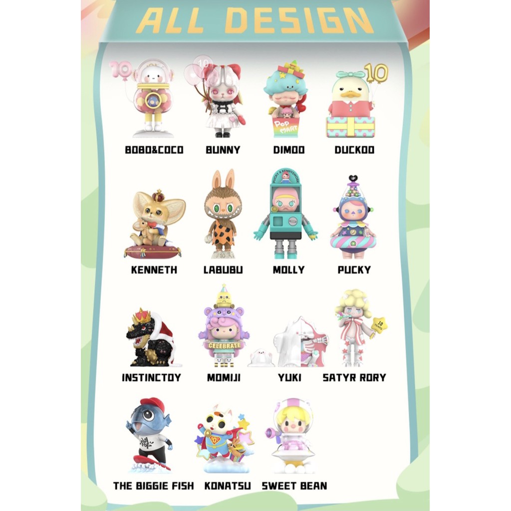 POPMART 10TH ANNIVERSARY LABUBU ラブブ POP MART 10th ANNIVERSARY 2010-2020 LABUBU Mini Figure | eBay