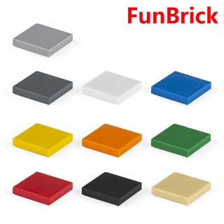 [Funbrick] กระเบื้องแบน 2x2 3068b 50 ชิ้น พร้อมของเล่นตัวต่อ Blcok DIY