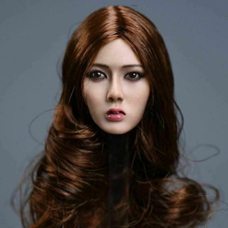 ymtoys 1/6 asia female head sculpt โมเดลตุ๊กตาของเล่นสําหรับเด็ก 12