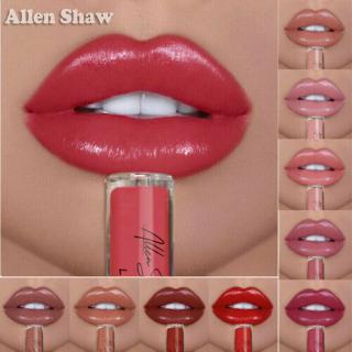 (allen shaw) ลิปสติกลิปกลอสเนื้อแมทกันน้ํา 12 สี