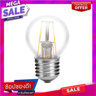 หลอด LED FILAMENT ROUND 2 วัตต์ WARMWHITE E27 หลอดไฟ LED LED FILAMENT BULB EVE ROUND 2W WARMWHITE E27