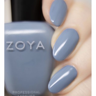 พร้อมส่ง ยาทาเล็บ Zoya Tommy  สีฟ้าตุ่นอมเทา ฟ้าแนวเก๋ๆ เท่ห์ๆ อันเดอร์โทนเทา เนียนไปกับทุกสีผิว แท้ 💯 %