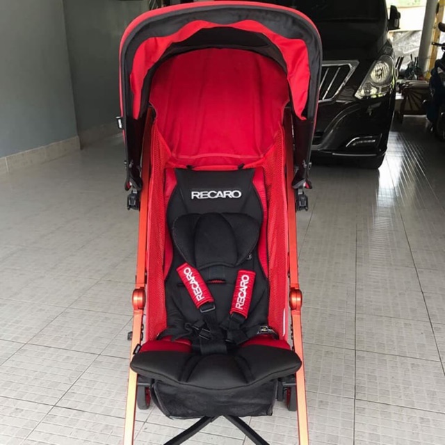 รถเข็น RECARO i-walk cs สีแดงดำ