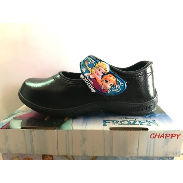 รองเท้านักเรียนอนุบาลหญิง CHAPPY ดิสนีย์ สีดำ