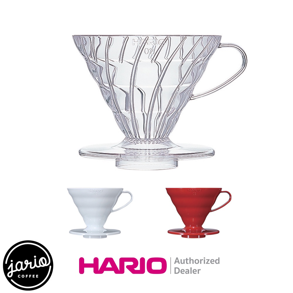 Hario V60 ดริปเปอร์พลาสติก: ชงกาแฟดริปง่าย พกพาสะดวก ของแท้จากญี่ปุ่น