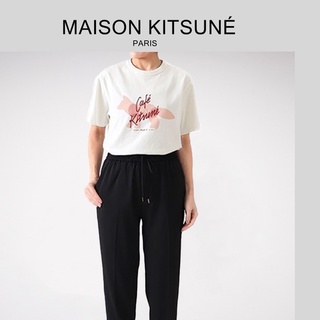 Maison เสื้อยืดแขนสั้น พิมพ์ลายโลโก้สุนัขจิ้งจอกตัวเล็ก สําหรับผู้ชาย และผู้หญิง S-5Xl