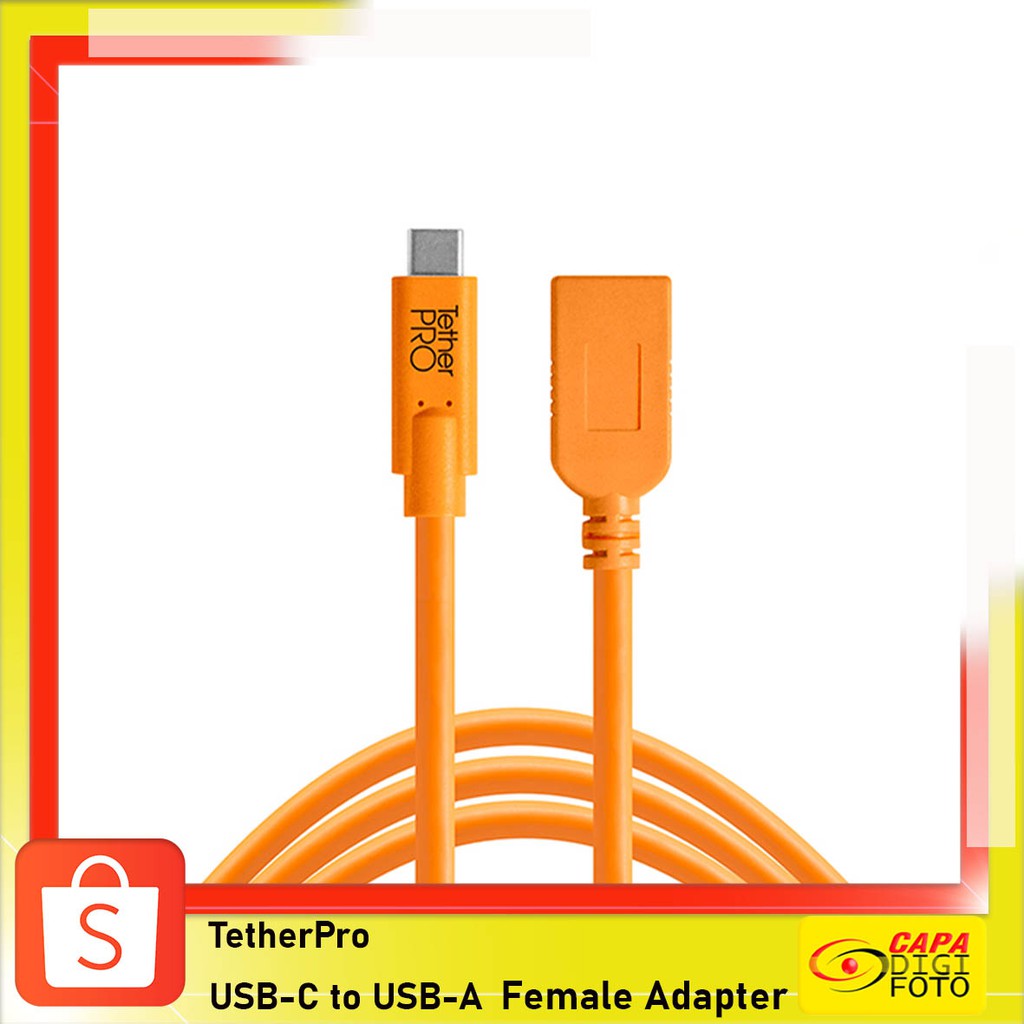 CUCA415-ORG TetherPro USB-C to USB-A Female Adapter