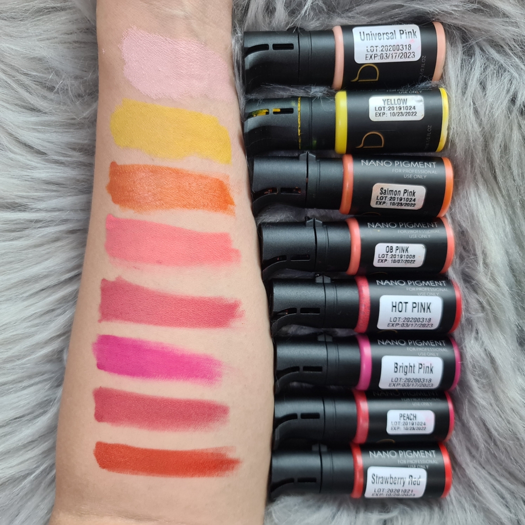 สีสักปาก D-Pigment นำเข้าจากเยอรมัน สีติดสวย ติดง่าย ติดไว
