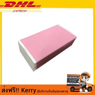 กระดาษพันแกนดัด กระดาษพันแกนสปาเพิร์มสีชมพู 8-19 100 แผ่น 920249