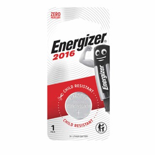 ENERGIZER ถ่านกระดุม ลิเธียม ECR 2016 จำนวน 1 ชิ้น/แพ็ค ENERGIZER ECR 2016 lithium button battery, quantity 1 piece / pa