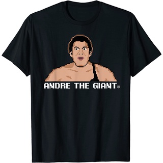 เสื้อยืดผ้าฝ้ายพิมพ์ลายแฟชั่น เสื้อยืด พิมพ์ลาย Wwe Andre the Giant - 8bit