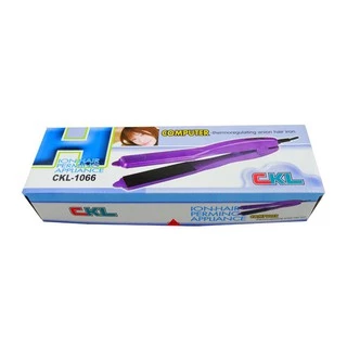 เครื่องหนีบผม CKL-1066 ที่หนีบผม ที่รีดผมคละสี ผมเรียบตรงสวยทน ปรับระดับอุณหภูมิได้ มี มอก. รับประกันสินค้า 3 เดือน
