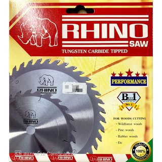 ใบเลื่อยวงเดือน Rhino ขนาด 7"x24ฟัน, 30ฟัน , 40ฟัน