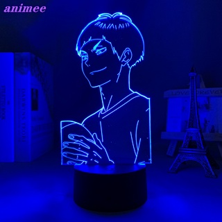 ไฮคิว!! โคมไฟกลางคืน Led รูปอนิเมะ Haikyuu Tsutomu Goshiki 3d สําหรับตกแต่งห้องนอนเด็ก