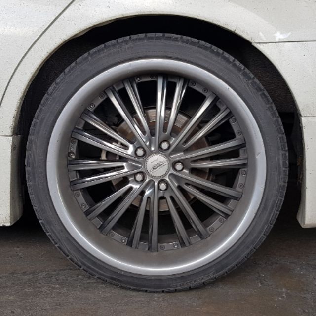 ล้อแม็กขอบ20นิ้ว 5รู 114 แถมยาง245/35R20