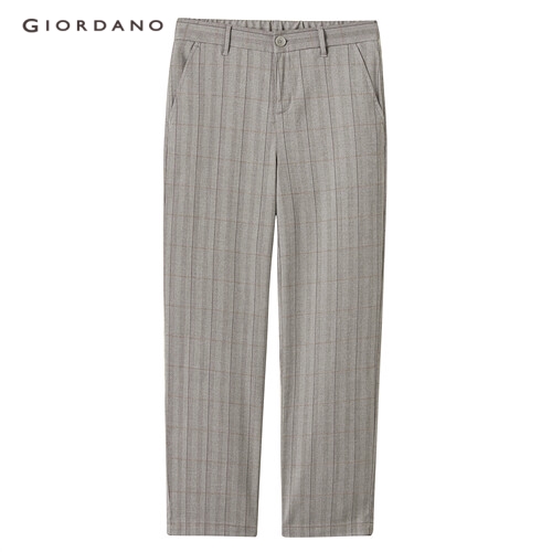 GIORDANO WOMEN Elastic waistband high-rise pants 05419094