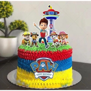 Paw Patrol Cake Topper for Birthday Cake