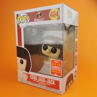 กล่องสภาพเก่า Funko POP Edna Jack Jack Incredibles 2 404