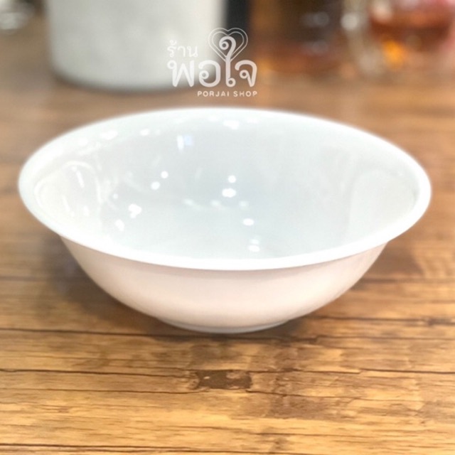 ชาม 8" ชามปากบาน 8" สีขาว #B9103-8(KDM-274T)*1018 ชามเมลามีนแท้
