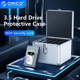 Orico กล่องฮาร์ดไดรฟ์อลูมิเนียม 10 ช่อง พร้อมตัวล็อค สําหรับ 2.5 3.5 นิ้ว HDD SSD 5/10 Bay 3.5 นิ้ว HDD(BSC35)
