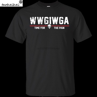 [COD]เสื้อยืด แบบนิ่ม ระบายอากาศได้ดี พิมพ์ลาย Qanon Wwg1Wga Q Anon The Great Awakening Maga Usa Patriot สีดํา สําหรับผู