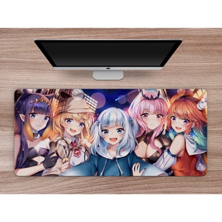 แผ่นรองเมาส์ Holomyth Mousepad Vtubers | Gawr Gura, Ina และอื่น ๆ