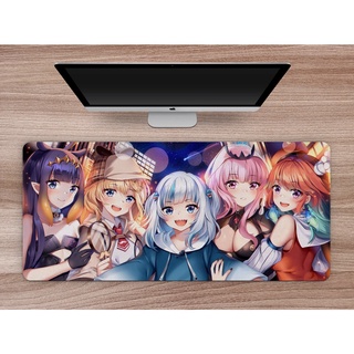 แผ่นรองเมาส์ Holomyth Mousepad Vtubers | Gawr Gura, Ina และอื่น ๆ