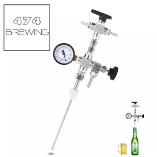 เค้าเตอร์ เพรสเชอร์ Beer Bottle Filler With Pressure Gauge Co2 มีสินค้าพร้อมจัดส่งในไทย