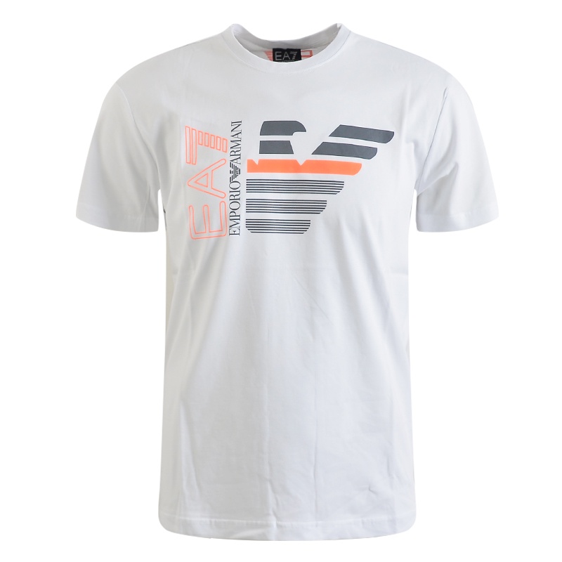 Emporio Armani Armani Ea7 เสื้อยืดแขนสั้นหน้าร้อนสําหรับผู้ชาย แฟชั่น