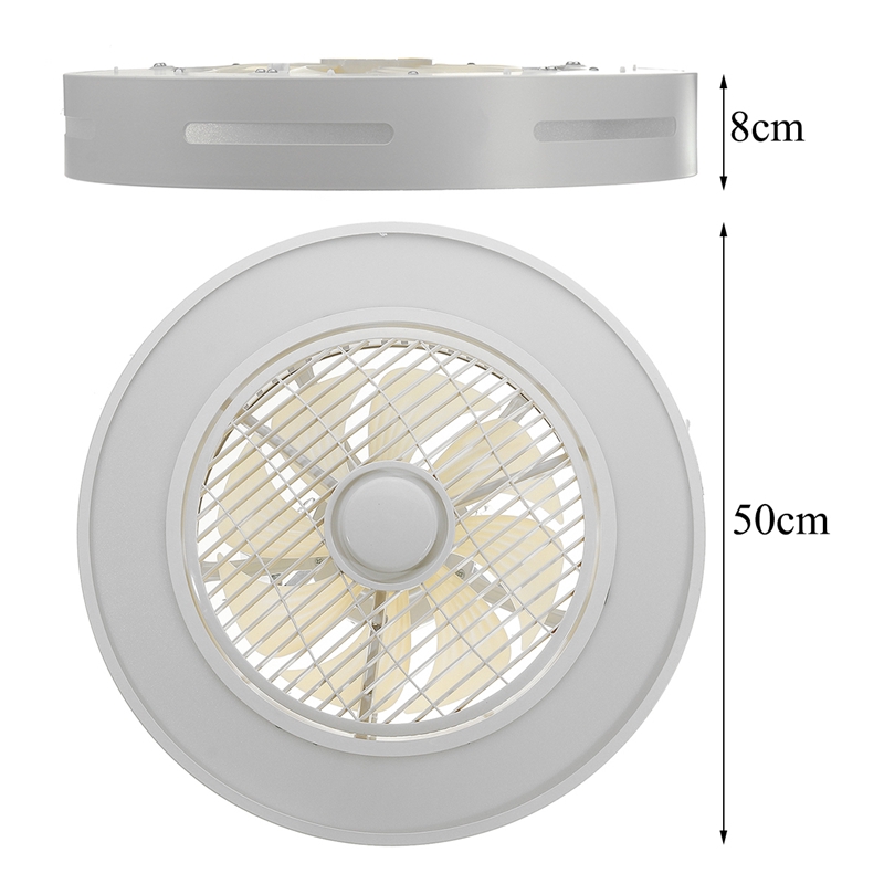 พัดลมติดเพดาน มีไฟ Led 3 สี พร้อมรีโมทคอนโทรล กำลังไฟ 185-250 โวลต์ - รูปที่ 7