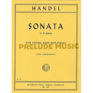 (โค้ดINCSM2Lลด70฿) (String Bass and Piano) Handel, G F: Sonata G Minor (IMC1197)