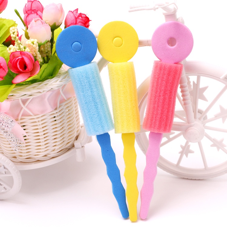 [ถูกที่สุด!!] โรลม้วนผม แกนม้วนผม ฟองน้ำ Hairroll 3 ชิ้น