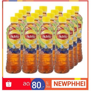 ลิปตัน ชาเลมอน รสมะนาว ขนาด 320มลต่อขวด แพ็คละ12ขวด+++Lipton Lemon Tea 320ml/bottle 12bottle/pack++