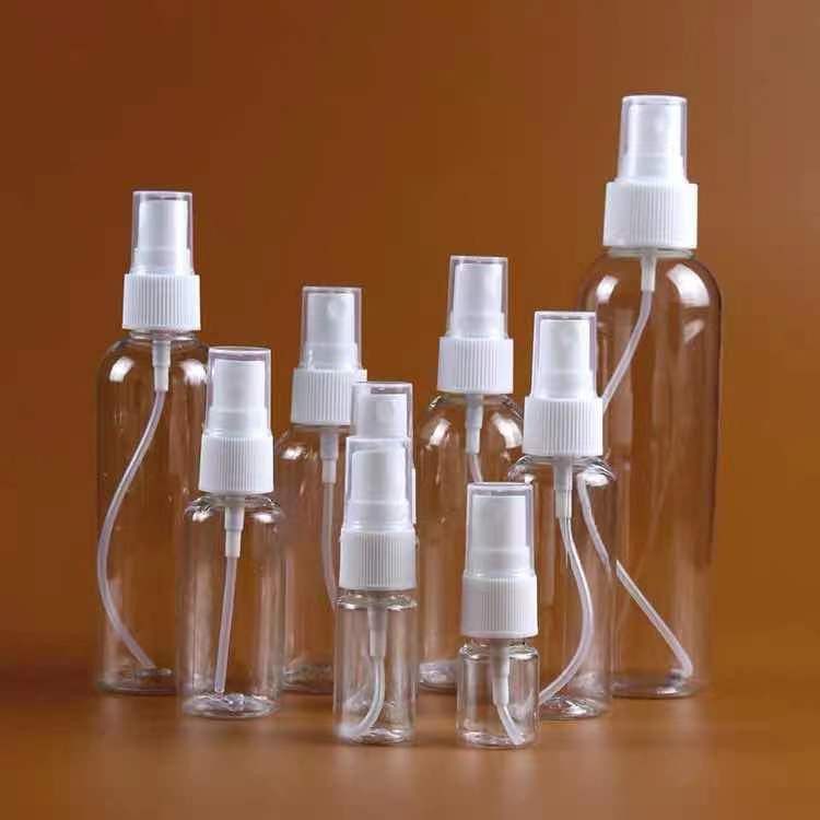 ขวดสเปรย์ขวด 50ML 100ml 500ml แต่งหน้าขนาดเล็กขวดสเปรย์ ขวดสเปรย์พลาสติกใสขวดแต่งหน้า ml ขายส่ง