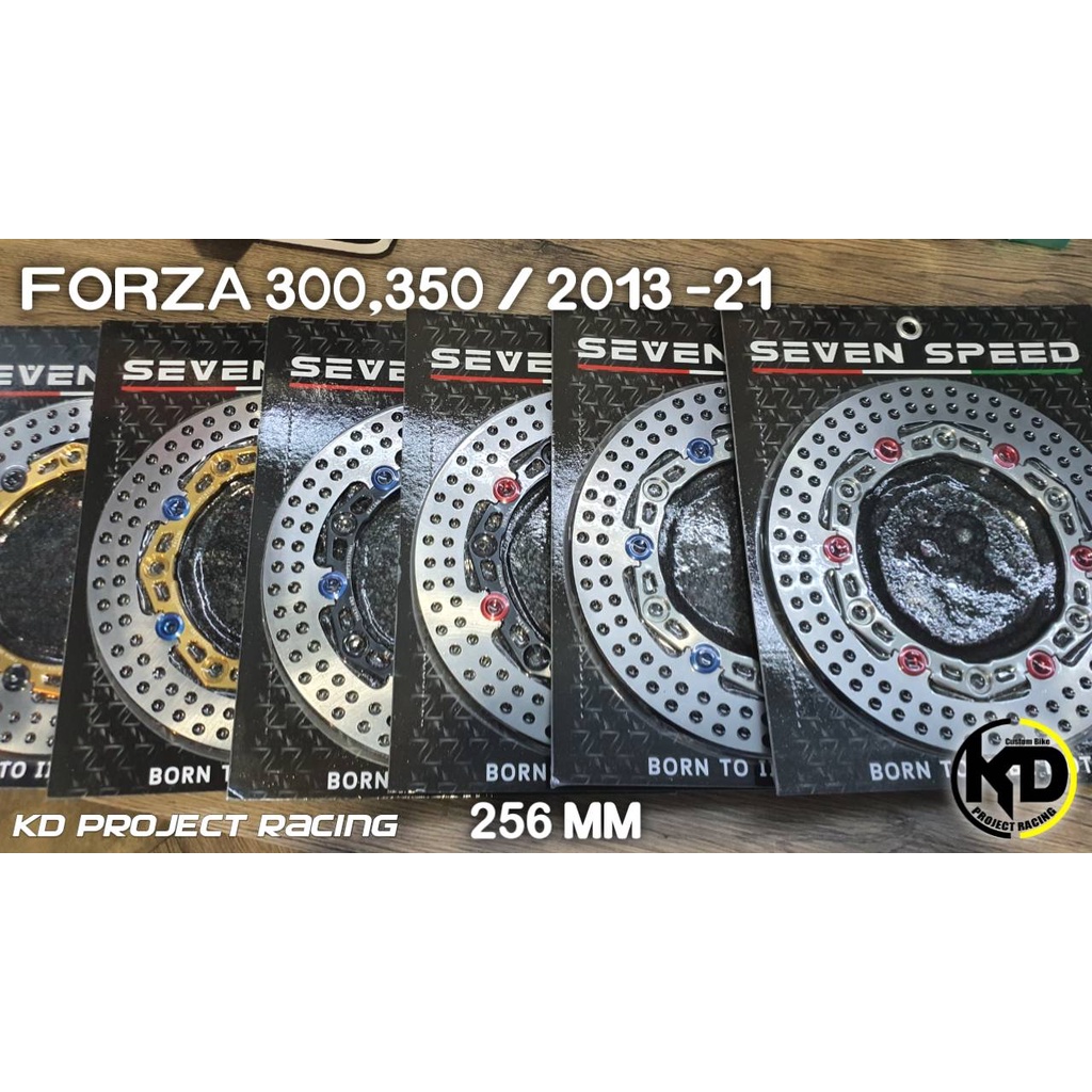 จานดิสหน้าขนาดเดิม 256 mm Seven speed Honda Forza 300 , 350 ,ADV350 2013-22