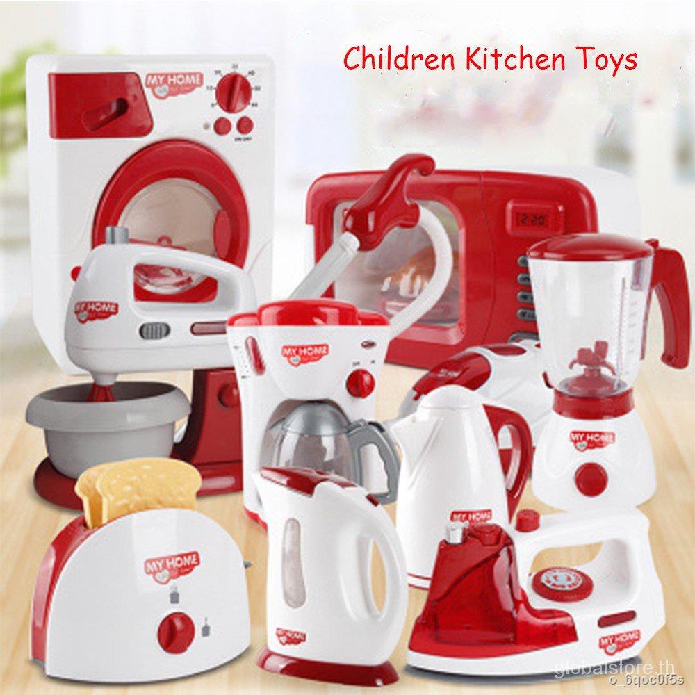 Household Appliances Pretend Play Kitchen Children Toys Coffee Machine ...