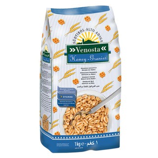 วีนอสต้า ฮันนี่ เกรนนี่ส์ (ข้าวพองอบน้ำผึ้ง) 1กก. - Venosta puffed wheat 1kg