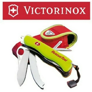 มีดVICTORINOX RESCUE TOOLS เป็นรุ่นทีออกแบบมาสำหรับหน่วยกู้ภัย จะมีอุปกรณ์เกี่ยวกับการกู้ภัย