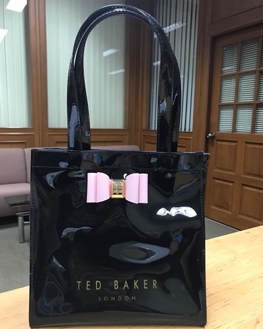 กระเป๋า Ted Baker Tote Bag สีดำ จากอังกฤษ