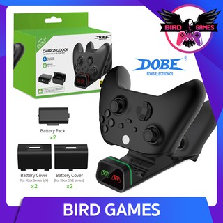 แท่นชาร์จจอย Dobe Xbox Controller ชาร์จได้ 2 จอย [Dobe Charging Dock] [ที่ชาร์จจอย xbox one s] [xbox X series] [แบต]