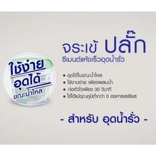 จระเข้ ปลั๊ก 1กก. ซีเมนต์อุดรูน้ำรั่ว