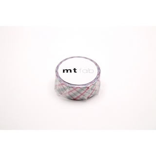 mt masking tape check purple (MTPL1P01) / เทปตกแต่งวาชิ ลาย check purple แบรนด์ mt masking tape ประเทศญี่ปุ่น