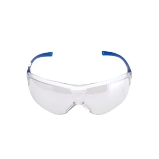 3M™ แว่นตานิรภัย รุ่น V36 Virtua Sport Asian Fit ขาแว่นสีฟ้า เลนส์ Indoor/Outdoor (เลนส์สีชา)
