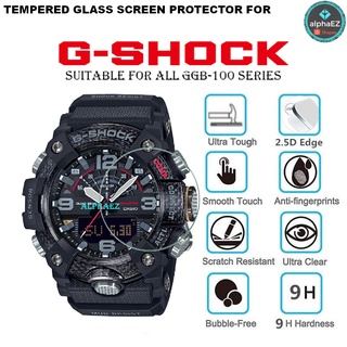 Casio G-Shock GGB-100 MUDMASTER Series 9H กระจกนิรภัย ป้องกันหน้าจอ GGB100 MUD MASTER ฝาครอบป้องกันรอยขีดข่วน