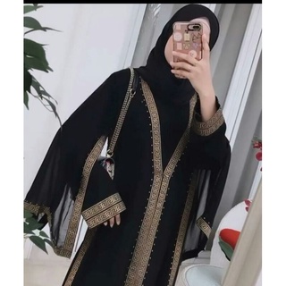 ดูไบ Abaya คู่คู่มุสลิมเสื้อผ้าสตรี Maxi ชุดจริง Pic ลูกไม้ …