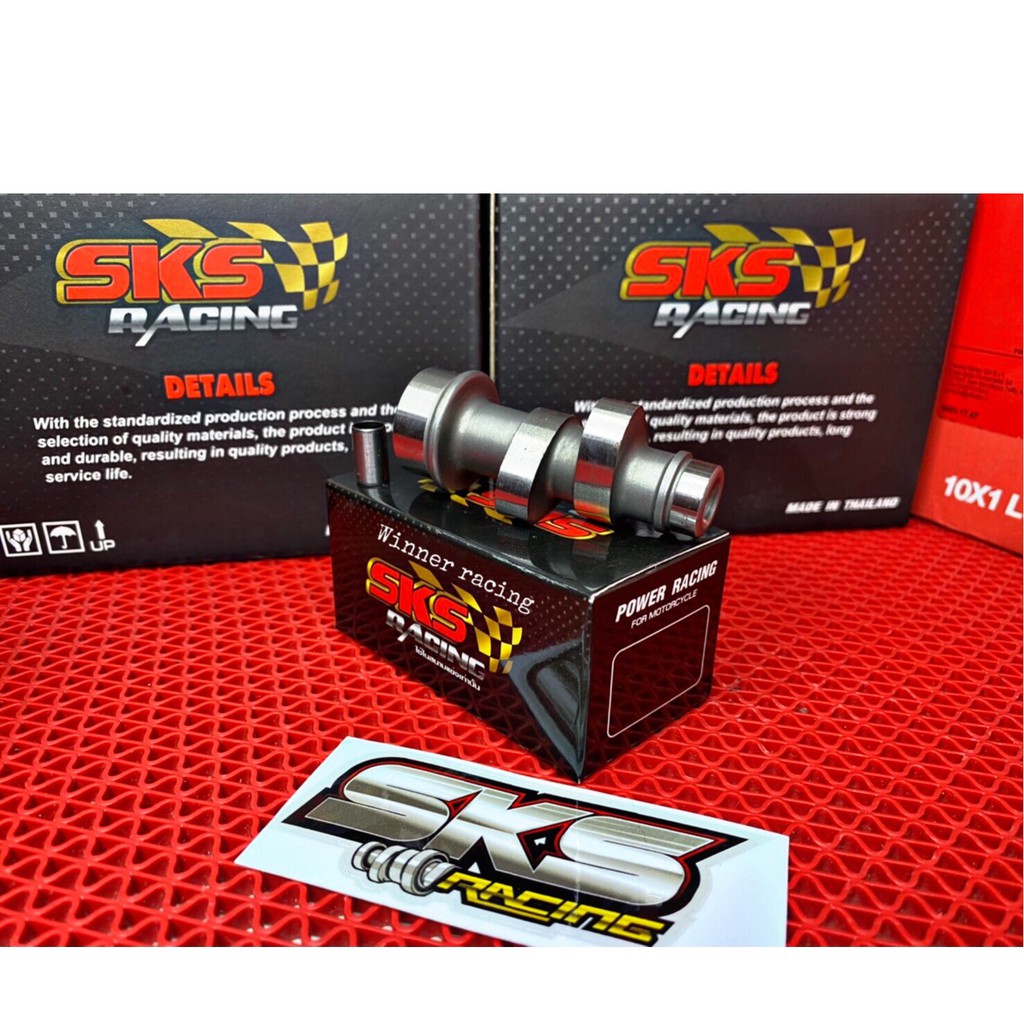 แคมแต่งSKS RACING (ของแท้)ใส่W100 การันตีคุณภาพ ตั้ม บางพลี มีตั้งแต่สำหรับลูกเดิม-53ไม่หลบวาล์ /53-