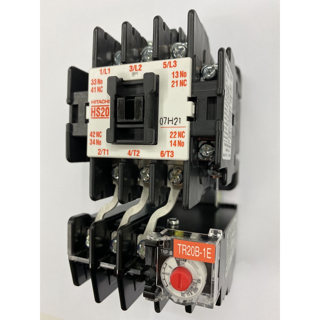 HITACHI HS20-T MAGNETIC CONTACTOR + OVERLOAD RELAY