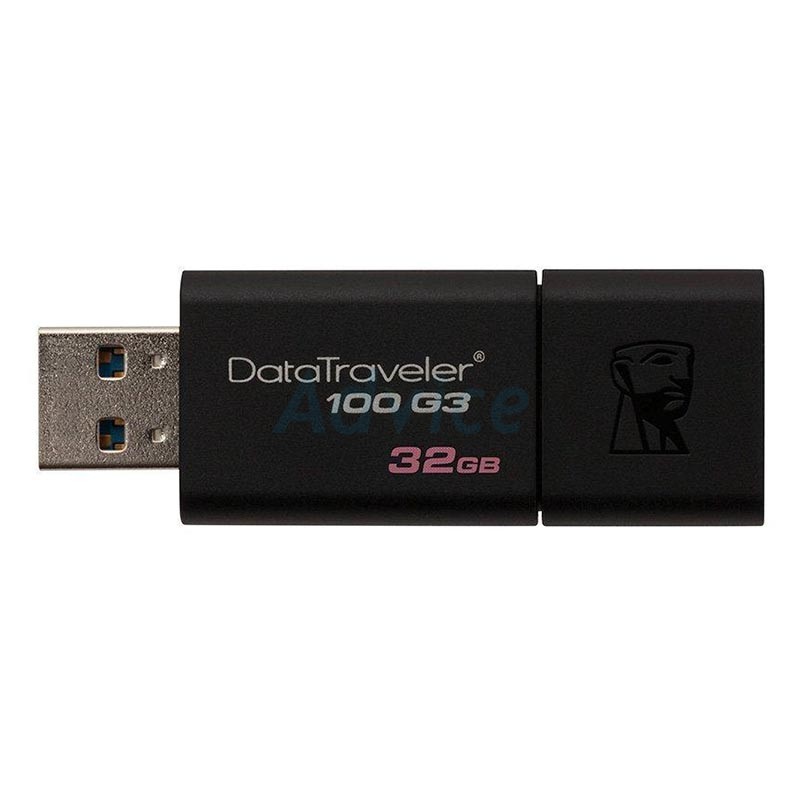 แฟลชไดร์ฟ 32GB 'Kingston' #DT100G3 USB 3.1 ถูกมาก !! ของแท้ รับประกันตลอดอายุการใช้งาน