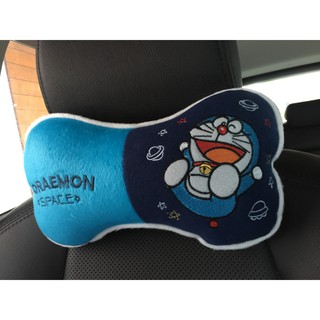 ลิขสิทธิ์แท้ โดราเอมอน หมอนรองคอ ทรงกระดูก ในรถยนต์ 1 ชิ้น โดเรมอน Doraemon 1 pc Car Neck Rest Cushion Head Pillow